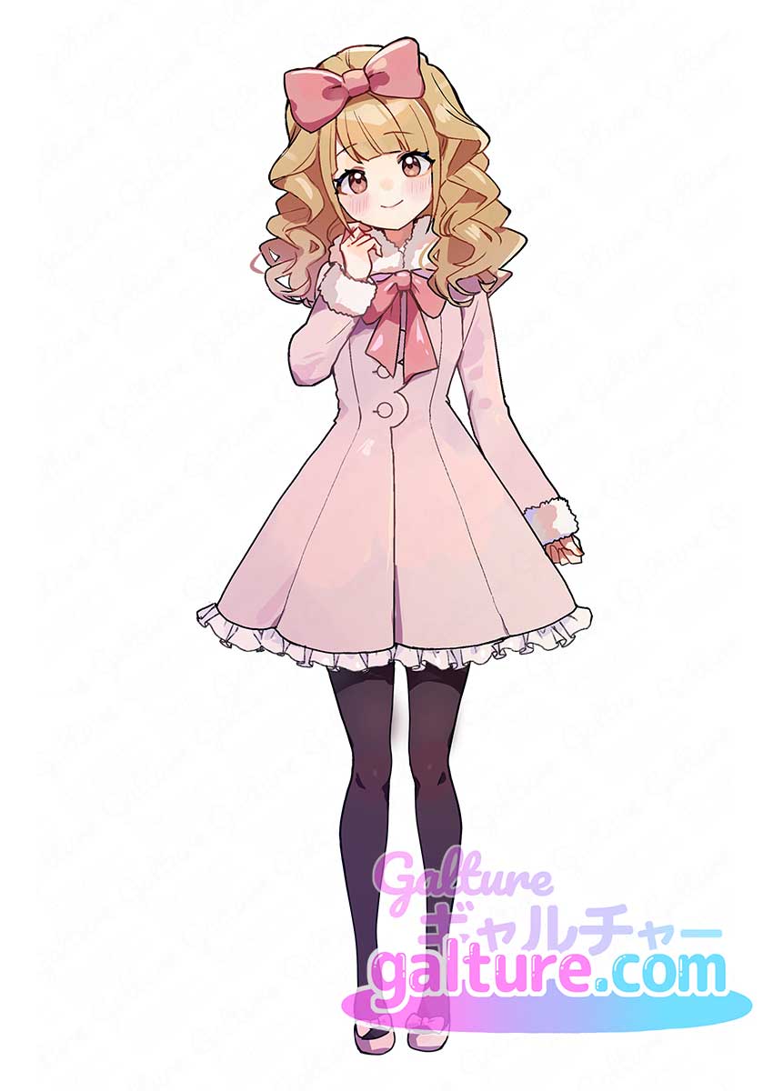 リズリサ-ピンクのドレスコート