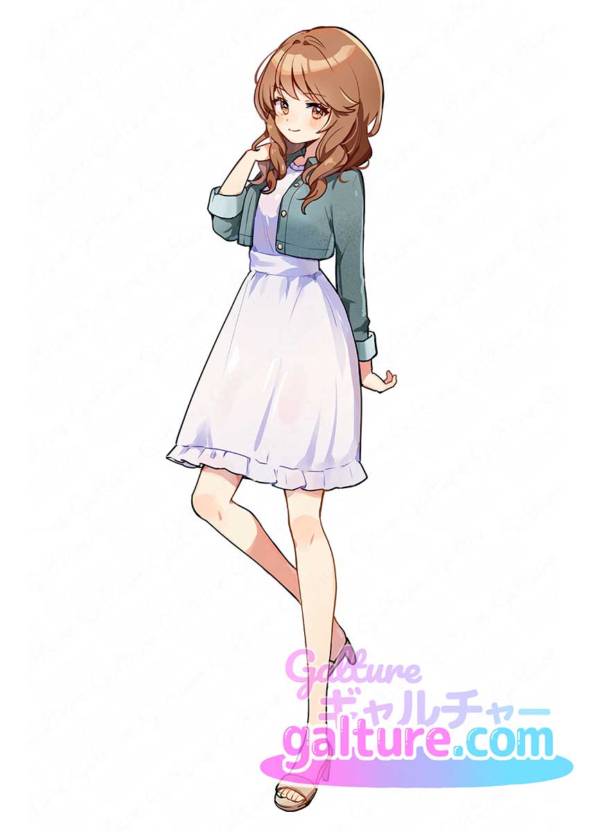 白ワンピ×Gジャン